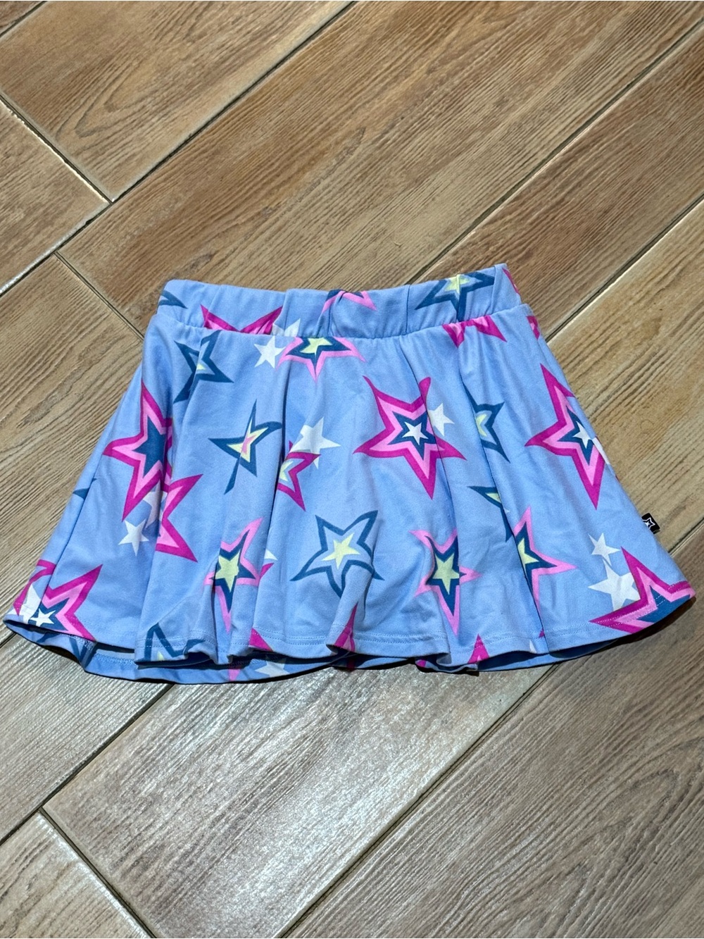 Pixie Lane Light Blue Star Print Skater Skort